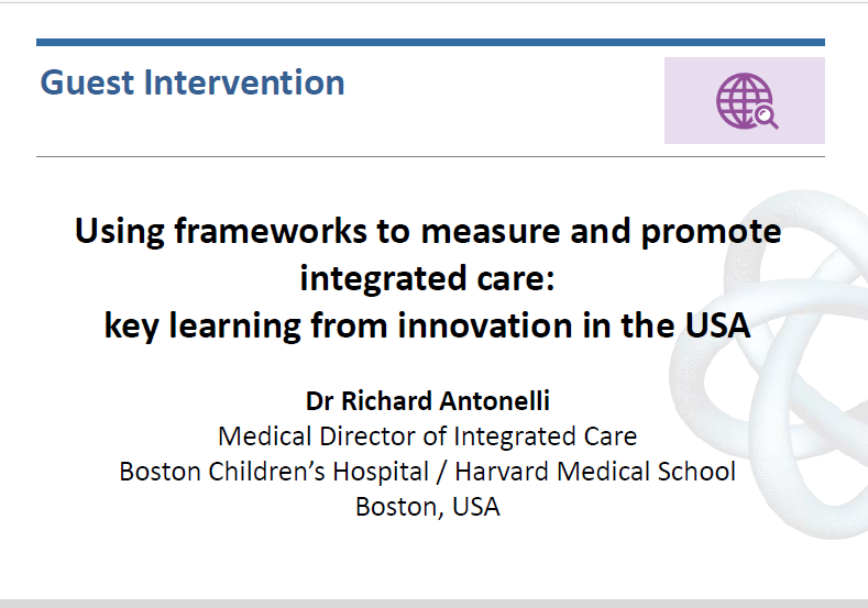 Using frameworks to measure and promote integrated care – key lessons from the USA